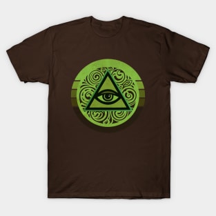 Illuminati Green Eye T-Shirt